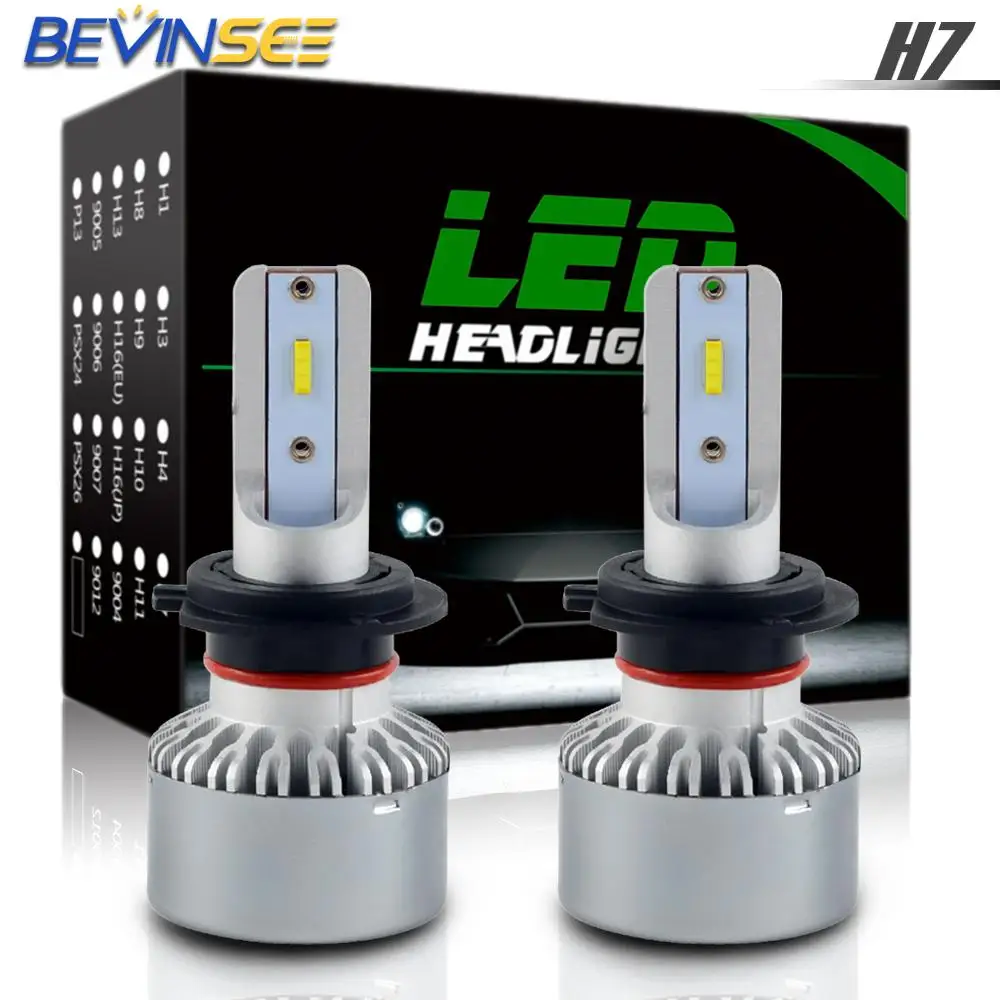 

H2CNC CSP LED Headlight Bulb 60W 6000K High Low Beam For Kawasaki Z1000 2003 - 2013 2005 2007 2008 2009 2010 2011 2012 Z 1000
