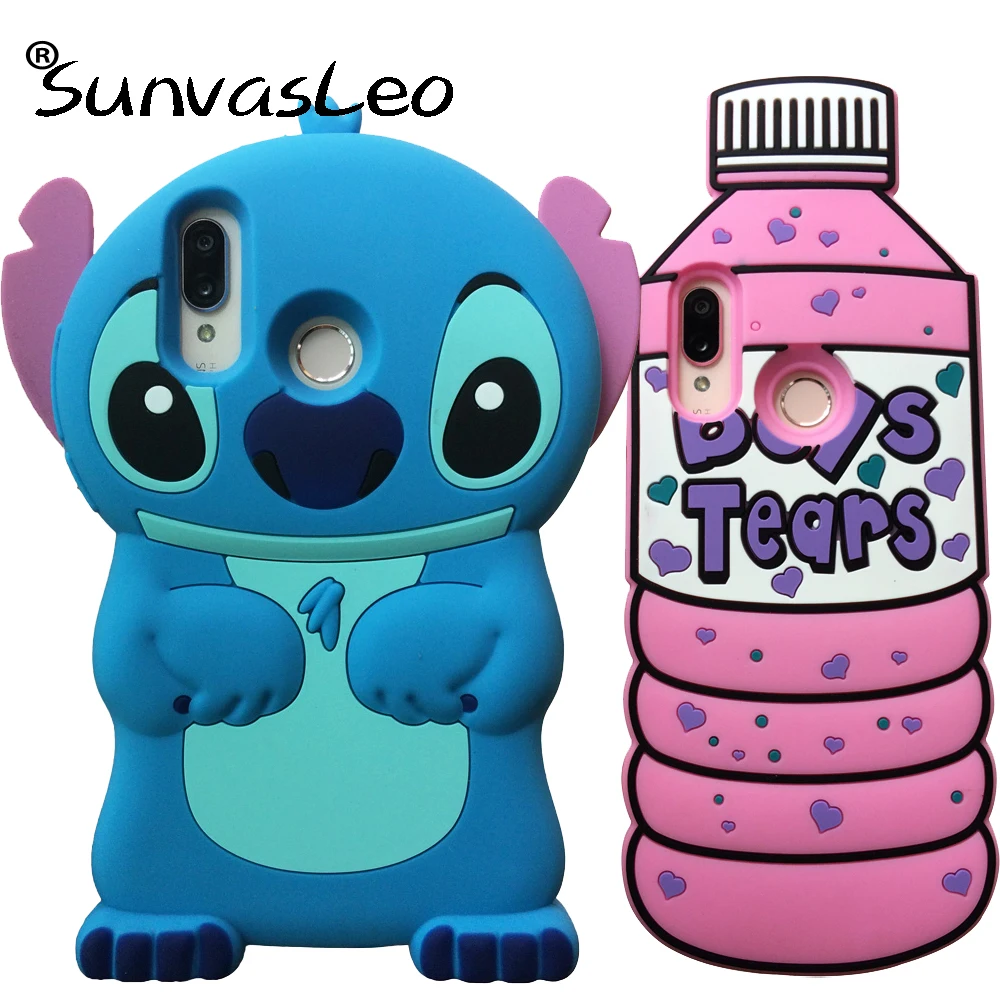 

For Huawei P20 Lite Case Cover 3D Soft Silicone Cartoon Animal Boy's Tear Cell Phone Shell Skin Cases For Huawei P20 Lite Fundas