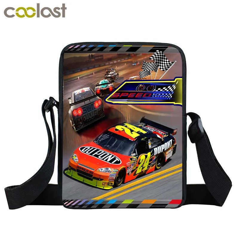 Cool Racing Car font b cross b font font b Bag b font Kids Mini Messenger