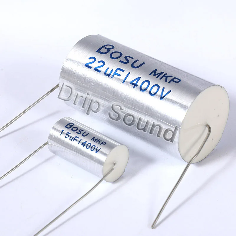 2pcs 1.0uF-4.7uF 400V MKP Metallized Polypropylene Film Non-Polarity Capacitor for Speaker Frequency Divider Amplifier Crossover