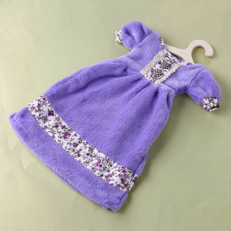 Платье юбка принцессы ручной абсорбент полотенца кора детская Ванная комната Полотенца сухая рука Полотенца s с вешалкой-крючком милые Креативные полотенца
