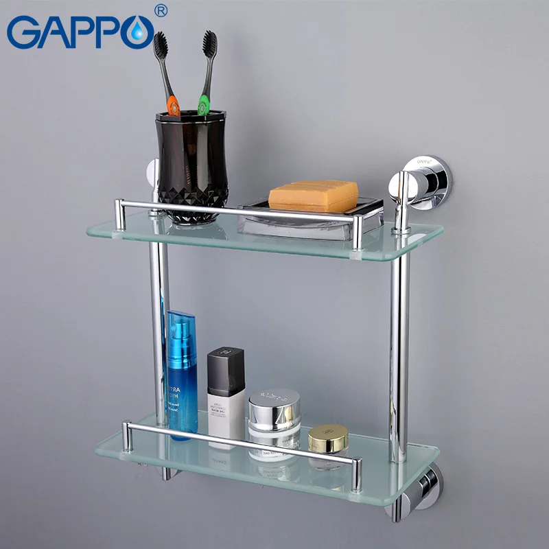 Buy GAPPO Stainless Steel Wall Mount Bathroom Shelves