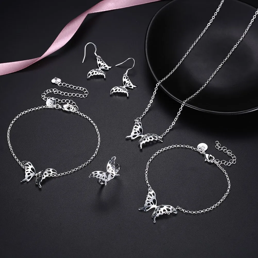 bridal jewelry sets necklace earrings and bracelet