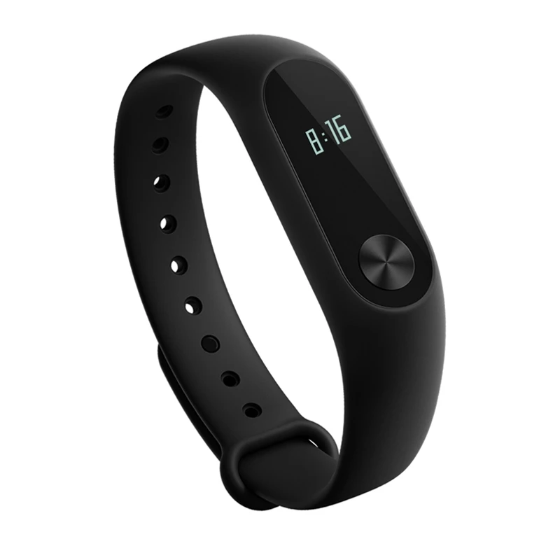 100% Оригинальный Xiaomi mi Band 2 Смарт фитнес Браслет часы браслет band OLED тачпад монитор