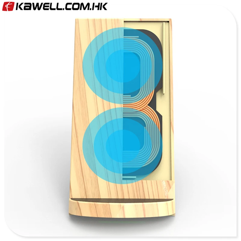 

10W Wooden Qi Wireless Charger Fast Quick Charge Wireless Charging Stand for smart phone