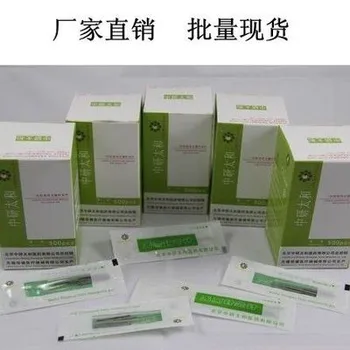 

10 boxes 500 pcs/ box TaiHe Acupuncture Needles edged with guide tube disposable acupuncture needles one pc one tube