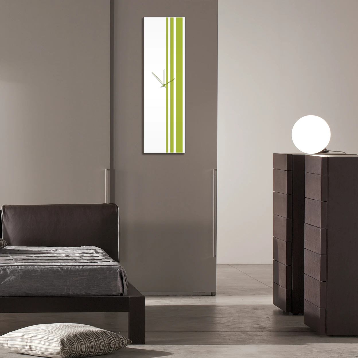 Green Triple Stripe Clock-Green Hands (2)