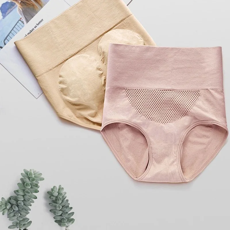 

Women Briefs Panties Ladies Honeycomb Fashion Girls High Waist Seamless Shaping sexy femme Abdomen Tights Underwear lingerie