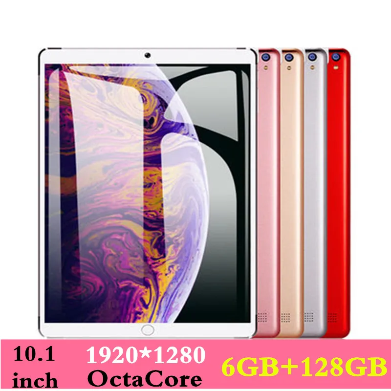 

10.1inch tablet 3G 4GLTE phone Android 8.0 Octa Core Ram 6GB ROM 128GB Camera 8MP Wifi 10 inch Kids tablet Bluetooth FM GPS WIFI