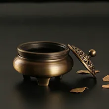 Прямая поставка медная горелка благовония буддийская горелка принадлежности, домашний декор катушки благовония украшения