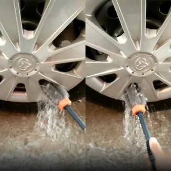

Car Washing Cleaning Brush Pressure Wheel Washer Tire Rim Vehicle Motorcycle Plastic Handle Vehicle Cleaning Brush Cleaning Tool