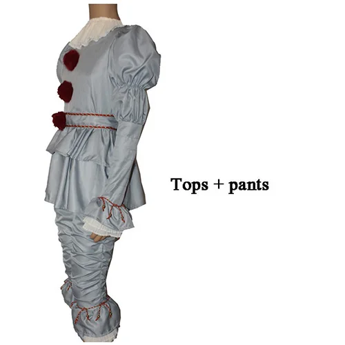 3pcs-Clown-Stephen-King-s-It-Cosplay-Costume-Pennywise-Costume-Adult-Men-Women-Costume-Fancy-Halloween(9)