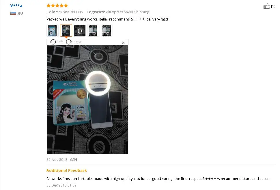 Универсальный selfiсветодиодный LED Ring Flash Light портативный мобильный светодиодный телефон 36 LED S Selfie лампа светящийся кольцевой зажим для iPhone 8 7