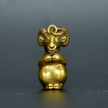 

Collection archaize brass sheep small statue