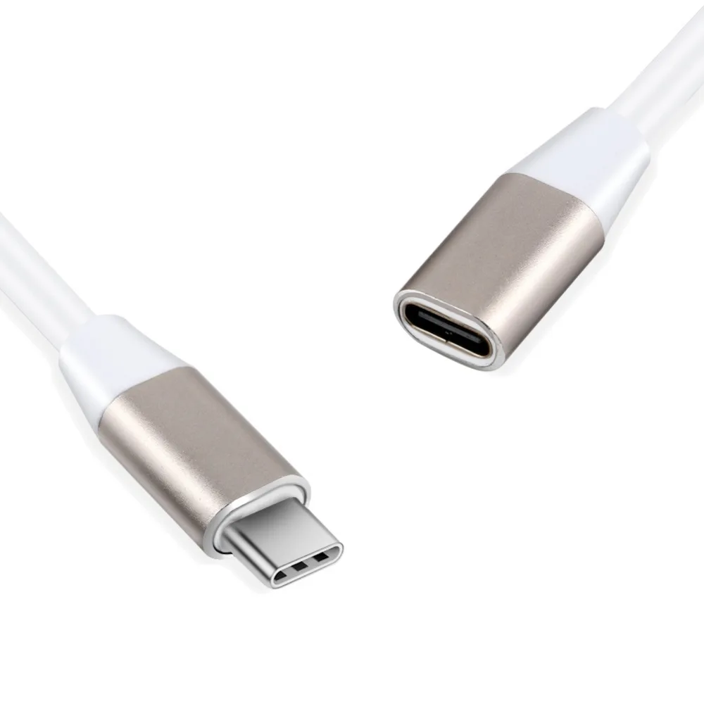 USB C Тип Удлинительный кабель для передачи данных видео мужского и женского пола