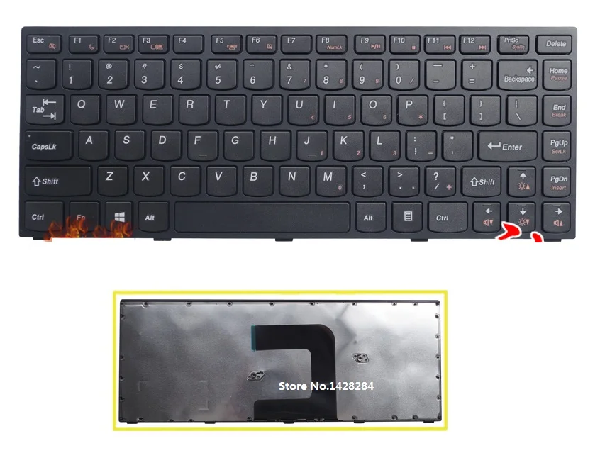 SSEA новая клавиатура для ноутбука США LENOVO M4400 M4400A M4450 M4450A черная | Компьютеры и офис