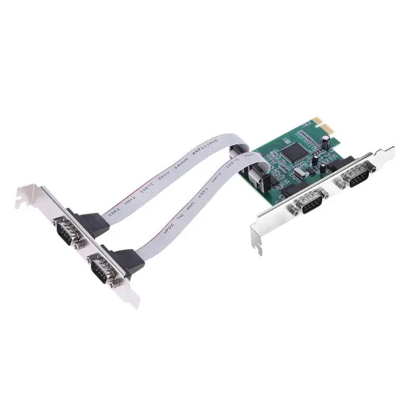 Pci-E к 4 последовательный порт карта расширения Rs232 интерфейс адаптер с длинной