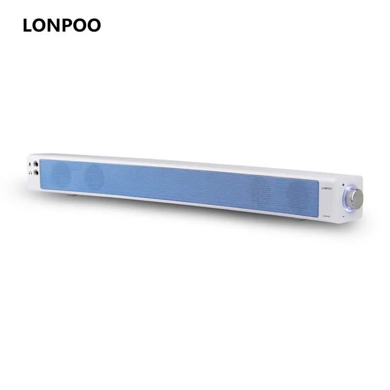 Колонка LONPOO компьютерная s 10 Вт USB звуковая панель питания для ТВ колонка ПК