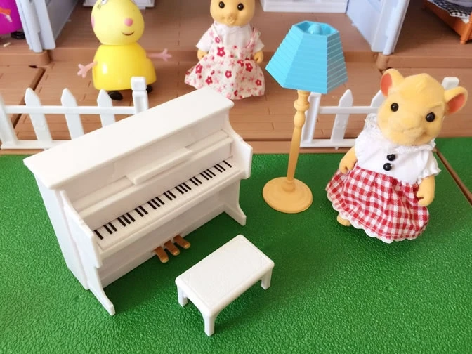 دعوى ل Sylvanian الأسرة أرقام دمى غرفة المعيشة مجموعة الأثاث مصغرة نتظاهر لعبة هدية