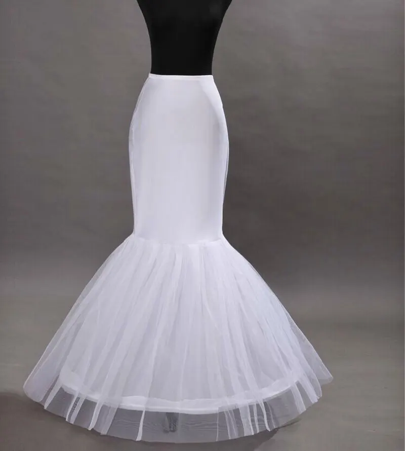 

Hot Sale Cheap 2018Mermaid Wedding Petticoat Bridal Accessories Underskirt Crinoline Petticoats for Wedding Dresses Jupon