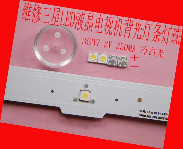 200 ピース/ロット修理三星液晶テレビの LED バックライト記事ランプ SMD Led 3537 3535 3 ボルトコールド白色光発光ダイオード