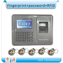 RFID&Biometric Fingerprint Access Control Machine Electric RFID Reader Scanner Sensor Code System +10 crystal keyfobs rfid em4305 reader and writer 125 134 2khz iso 11784 85 card reader animal chip write code machine burn code machine sdk