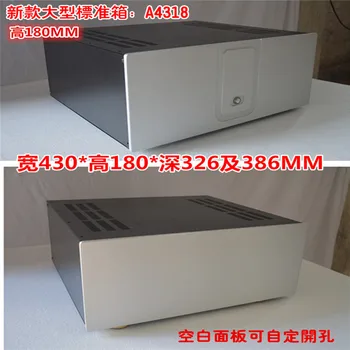 

A4318 aluminum panel plus large power amplifier chassis standard box rear stage chassis 430*180*320MM