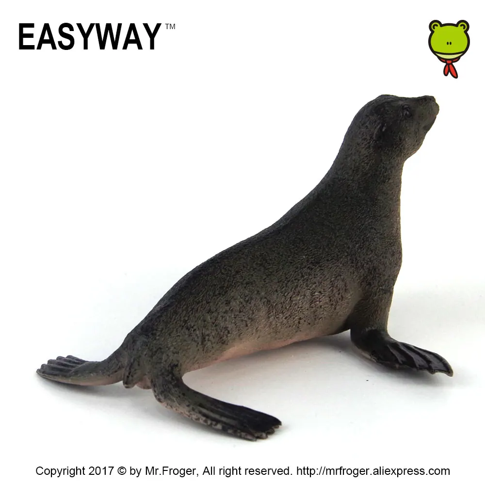 Оригинальная пластиковая игрушка EASYWAY имитация морского льва модель Sealife фигурки