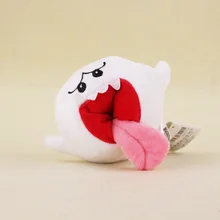 10cm Super Mario Bros Boo Ghost Plush Stuffed Dolls Mario Plush Toys Kids Gifts Toys Free