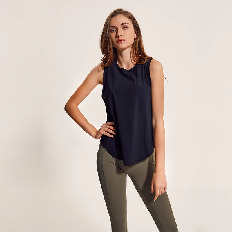  NWT Activewear Running Workouts Clothes Open Back Yoga Tank Tops Stretch Sexy Blouse Gym Tank Sleev