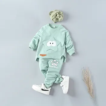 

Children's Clothing Baby Boy Cotton Suit Young Children New Spring 2017 Children Children Two-piece Set