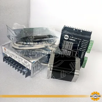 

free to EU NEMA23 MOTOR 23HS8430 76MM 270OZ & DM542 DRIVER & POWER 350-36V&BREAKOUT BOARD