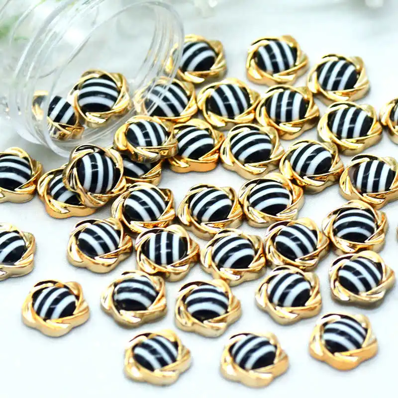 

12mm Plastic Flatback Cute Black-White Color Button Tops|Scrapbooking Embellishment Button Cabochons|DIY Pasted On Miniatures