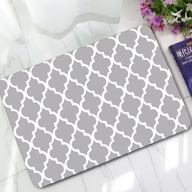 Rubber Non Slip Kitchen Floor Mat Bathroom Bedroom Carpet Decorative Rubber Non Slip Kitchen Floor Mat Bathroom Bedroom Carpet Decorative Entrance Doormat
