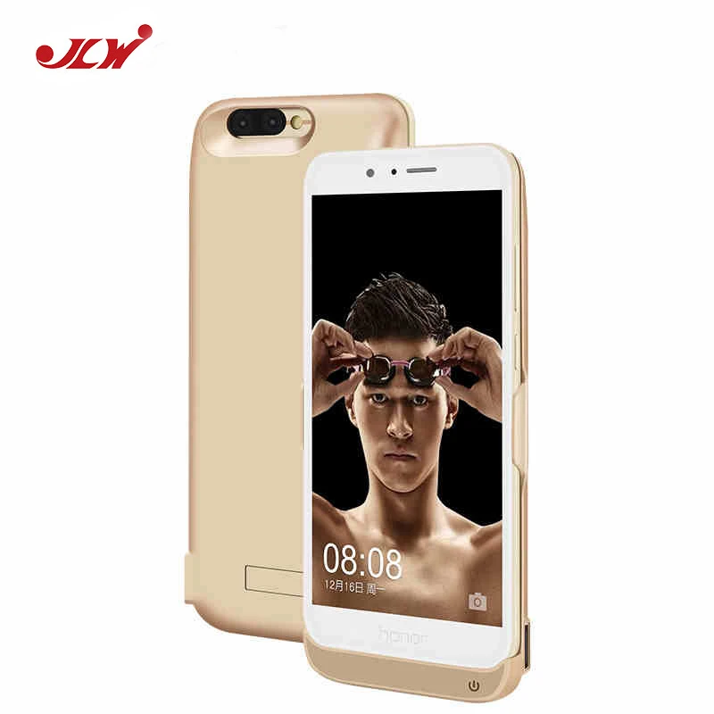 

Wholesale 100PCS JLW 8000mAh Power Charger Case External Battery Backup Clip Rechargeable Phone Case for HUAWEI Honor V9