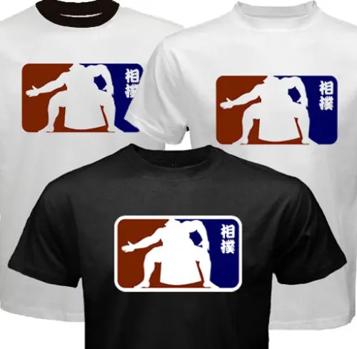New Sumo Japan Wrestling Kanji Style Design Summer Printed Cotton O Neck Short Sleeve Fit Short-Sleeve T Shirt | Мужская одежда