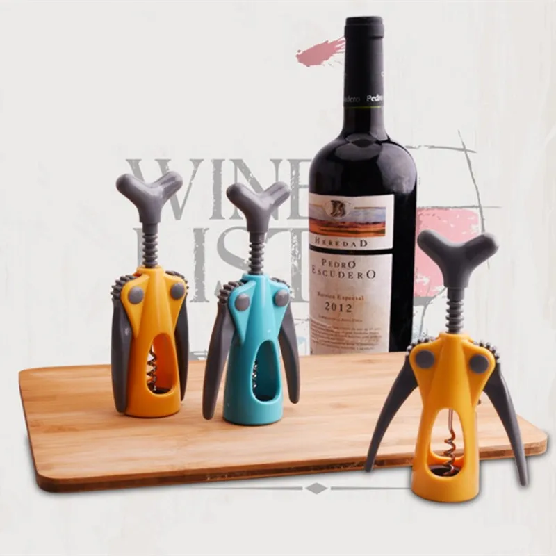 

ABS+Stainless Steel Red Wine Bottle Opener Kitchen Accessories Beer Soda Cap Red Wine Bottle Opener Bar Supplies Kitchen Tool