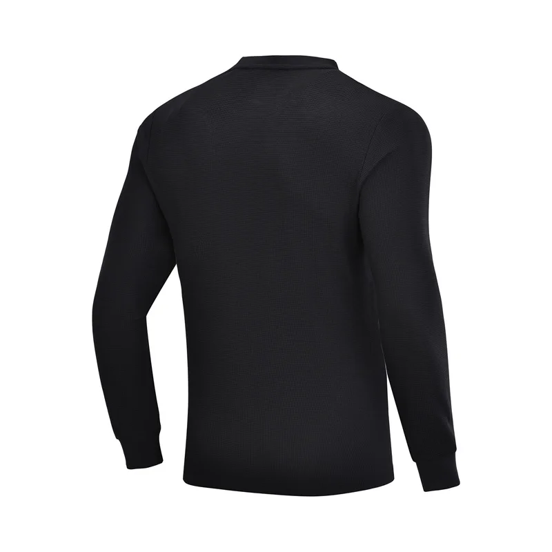 Клиренс) Li-Ning мужской трендовый свитер, обычный крой, 59% хлопок, 41% полиэстер, подкладка, спортивные топы, толстовки AHSN671 MTL998