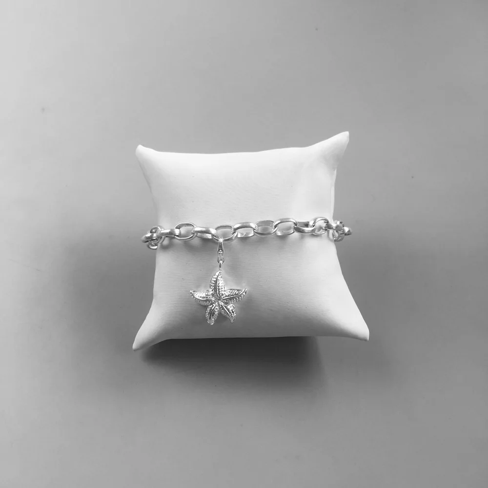 Dije Plata Ley 925 Caballo De Mar Con Cadena 50 Cm | Envío Gratis