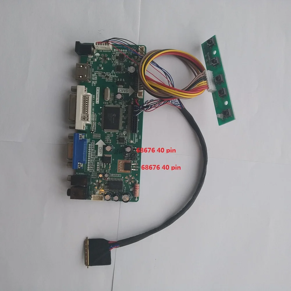 For LP173WD1 Controller Driver board monitor VGA 17.3 HDMI DVI LVDS LED 1600X900 Card LCD Screen