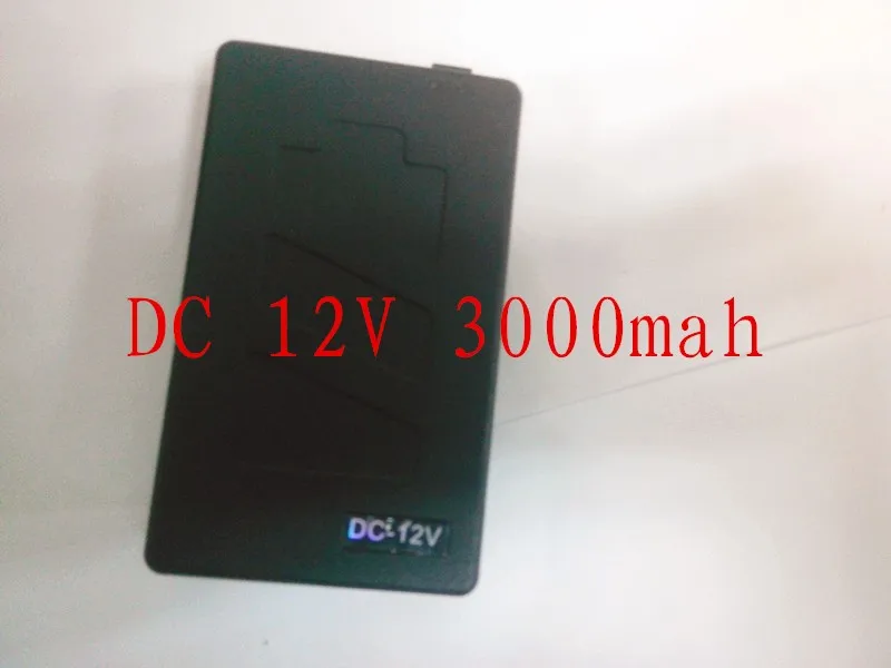 DC 12V 3000mah литий-ионная аккумуляторная батарея для камеры видеонаблюдения