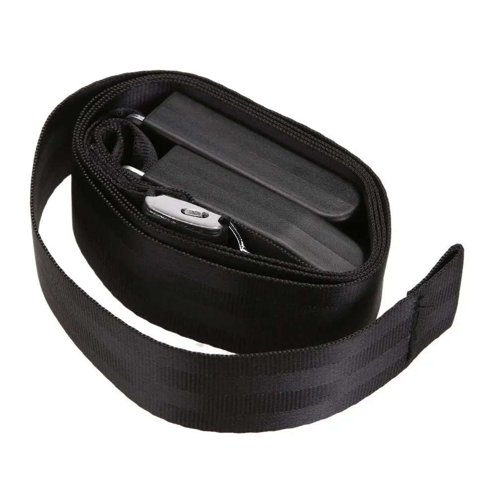 Black Adjustable Car Baby Safe Seat Belt Strap Tie Soft Link Belt