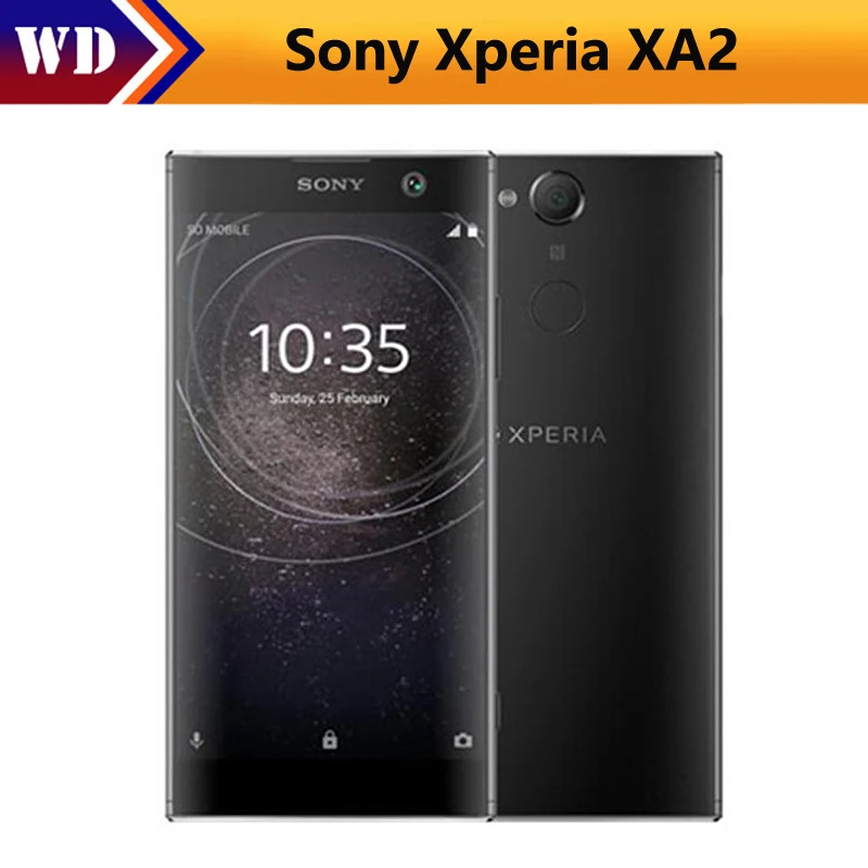 

Original Unlocked Sony Xperia XA2 Smatphone Octa Core 5.2" 3GB RAM 32GB ROM 23MP Camera 4G LTE 1080P Single SIM Mobile Phone