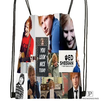 

Custom Ed Sheeran Drawstring Backpack Bag for Man Woman Cute Daypack Kids Satchel (Black Back) 31x40cm#180531-01-13