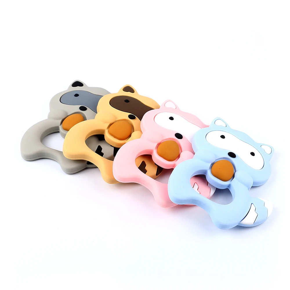 raccoon baby teether-7