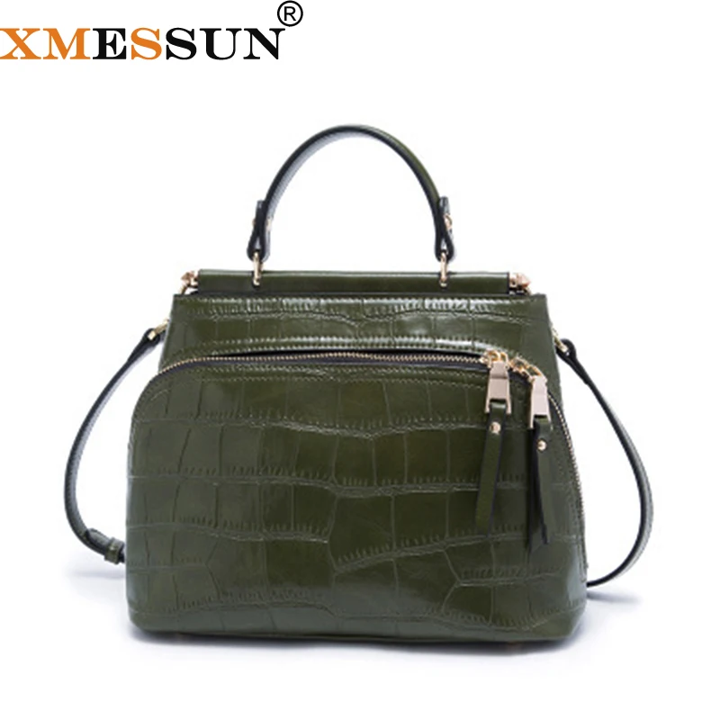 

XMESSUN Stone Vintage Women Shoulder Bag Female Shell Bag Totes Daily Shopping All-Purpose 2019 High Quality Dames Handbag H05