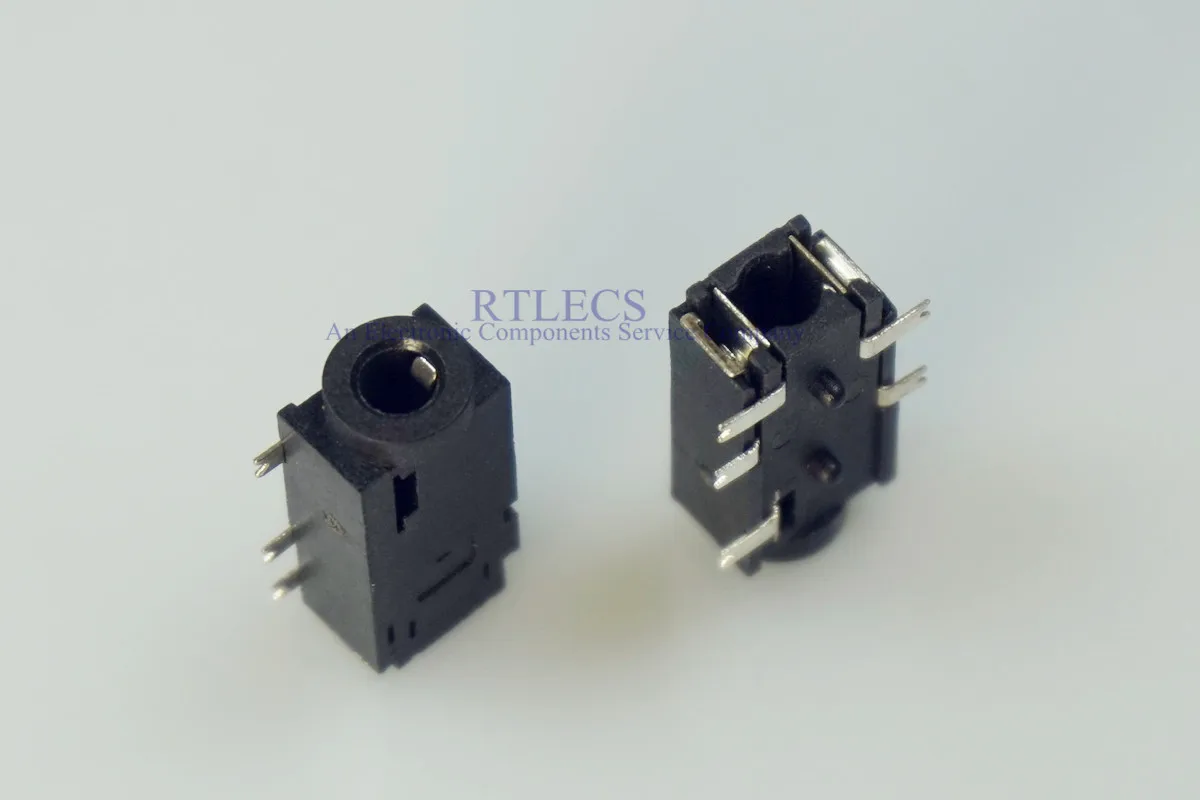 400pcs Metal 4 Pole Stereo 3 5mm Plug Audio connector headphone Audio Soldering