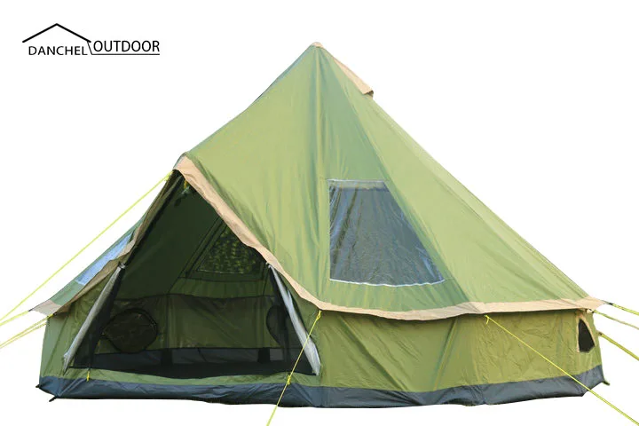 

DANCHEL Mongolia yurt 300D Oxford Fabric india Tent Waterproof Camping Bell Tent Family Tent Camp outdoor