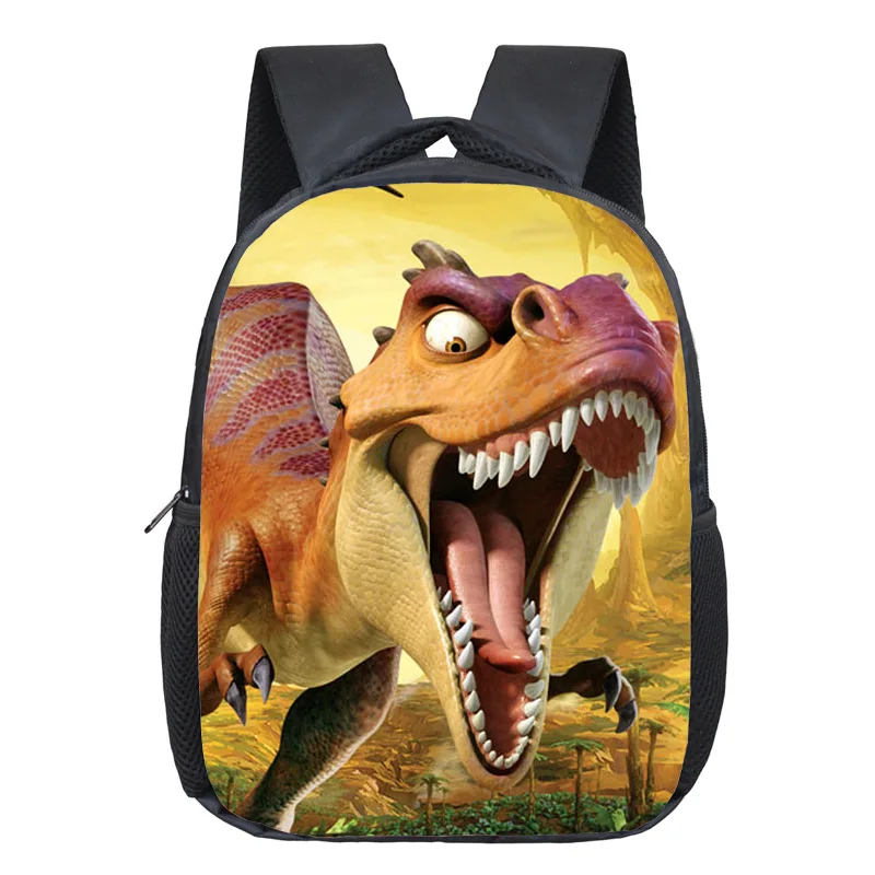 

12 inch 3D Dinosaur pattern Animals World Schoolbag Jurassic Dinosaur Kids Backpack Children Gift For Boys/Child Travel BookBag
