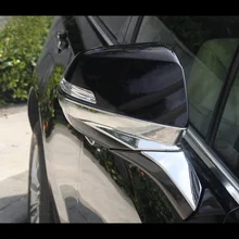 For Cadillac XT5 2016 2017 2018 ABS Chrome Bright Side Rearview Moirror Trim Cover Door Mirror Strip Auto Accessories